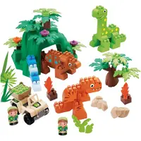 Ecoiffier Abrick Dinosaur Land Blocks 87 pièces.