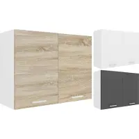 VCM Armoire de cuisine Largeur 80 cm Porte en bois Armoire suspendue Cuisine Meubles de cuisine Esilo Armoire de cuisine Largeur 80 cm Porte en bois Armoire suspendue Cuisine Meubles de cuisine Esilo