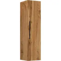 VCM Étagère suspendue en bois | Étagère économiseuse d'espace | Dimensions: H.115x W. 30 x D. 30cm| Étagère élégante suspendue | Étagère de rangement | Bibliothèque | Planche murale - Arila XL Vertical