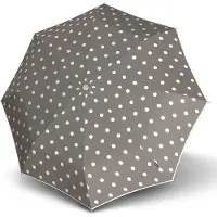 Knirps Parapluie gris clair / blanc