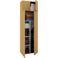VCM Armoire à balais en bois Aspirateur Armoire de nettoyage Armoire de ménage Tiroir Vandol SA Armoire à balais en bois Aspirateur Armoire de nettoyage Armoire de ménage Tiroir Vandol SA