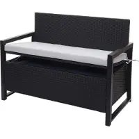 Mendler Poly-Rattan Banc 2 places -F39