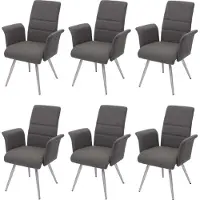 Mendler Chaise de salle à manger -G55 (lot de 6)