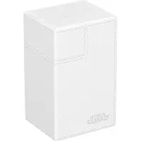Ultimate Guard Flip'n'Tray 80+ XenoSkin Monocolor Blanc