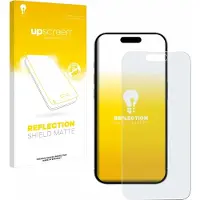 Upscreen Reflection Shield Protection Mat (Apple iPhone 15), Téléphone portable : film de protection, Gris
