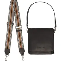 The Chesterfield Brand Cuir sac à épaule bandoulière sac à épaule Osuna Flapoverbag Black noir