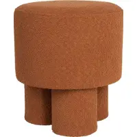 Housecraft living Tabouret Marcos Rouge Marron (40 x 40 x 44 cm)