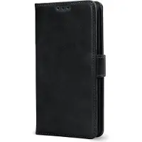Mobilize Portefeuille en cuir (Samsung Galaxy A55), Coque pour téléphone portable, Noir