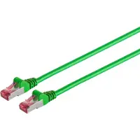 Shiverpeaks Câble patch cat6A S/FTP PIMF sans halogène vert 0,5m
