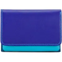 Mywalit Unisexe, Portefeuille, Porte-monnaie en cuir 12 cm, Bleu