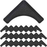 Relaxdays 24x Teppich-Antirutschpads (9.50 x 9.50 cm)