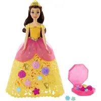 Mattel DISNEY PRINCESS Poupée PRINCESS BELLA dans une belle robe fleurie