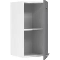 Hioshop Armoire de cuisine Largeur 30 cm Porte en bois Armoire suspendue Cuisine Meubles de cuisine Landhaus Colura