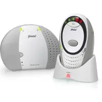 Alecto DBX-85GS - Babyphone DECT avec mode ECO complet, blanc/gris (300 m)