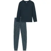 Schiesser Pyjama ' UNCOVER Nightwear ' bleu foncé