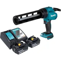 Makita DCG 180 RG Akku Kartuschenpistole 18 V + 2x Akku 6,0 Ah + Ladegerät