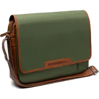 The Chesterfield Brand sac à épaule bandoulière pour ordinateur portable Falun Flapoverbag Olive Green