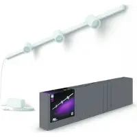 Philips Perifo Éclairage sur Rail Mur - 3 Spots - White and Color - Blanc