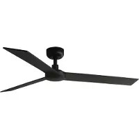 Faro Rudder Ventilateur de Plafond Black | Walnut | L (Ø132cm) | Without light