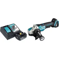 Makita DGA 520 RT1X1 Meuleuse d'angle sans fil 18 V 125 mm X-LOCK Brushless + 1x batterie 5,0 Ah + chargeur