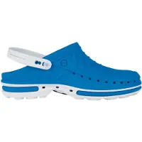 Wock Sabot Médical Wock Clog Steri-Tech Blanc Mid-Bleu-Taille 36 - 37