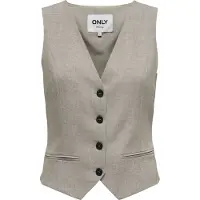 ONLY Gilet de costume 'ONLLIinda' mastic
