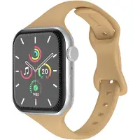IMoshion Bracelet slim en silicone Apple Watch | 44/45/46/49 mm - Walnut