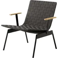 &tradition Ville Outdoor Chaise Longue AV45 Warm Black