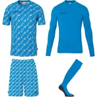 Uhlsport Progressive Bundle Short Sleeve Set Bleu S Homme