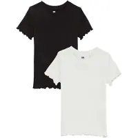 We fashion T-Shirt noir / blanc