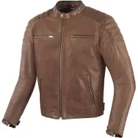 Bogotto B-Nimble blouson en cuir de moto, marron, 48