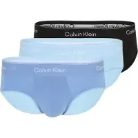 Calvin Klein Underwear Slip bleu / bleu clair / noir / blanc cassé