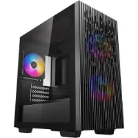 DeepCool | MATREXX 40 3FS | Czarny | Micro ATX | Zasilacz w zestawie | ATX PS2 Dugo poniej 170 mm)