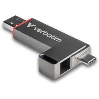 Verbatim Dual Quickstick Usb A/c 3.2 1tb Pendrive Argenté