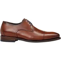 Floris van Bommel Chaussure à lacets 'De Loper 16' cognac