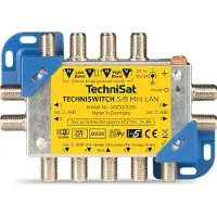 Technisat 0000/3261 Switch5/8miniLAN Commutateur multiple LAN (Multi commutateur), Parabole : accessoires, Argent