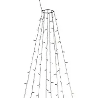 Konstsmide Kit d’éclairage 240cm - 8x 30 led - 2200K pour sapin de Noël