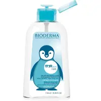 Bioderma ABCDerm H2O Eau Micellaire Nettoyante avec Pompe Inversée 1 l Savon Liquide