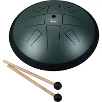 Sela Melody Tongue Drum 10“ C Golden Gate Dark Green