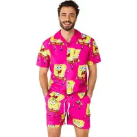 Spongebob Squarepants Costume de - OppoSuits - SpongeBob - pour Homme - multicolore - Taille XXL