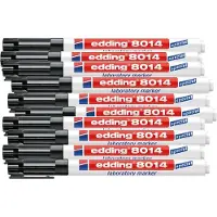 Edding Marqueur de laboratoire 8014 , 1,0 mm, 10 p., noir
