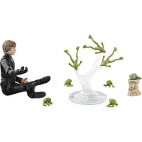 Hasbro Star Wars Figures Luke Skywalker & Grogu 10 Cm Noir