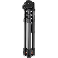 K&F Concept Concept Tripod w/ Videohead (Métal), Trépied, Noir