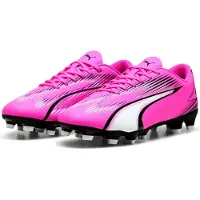 Puma Ultra Play FG/AG Chaussures de football pour hommes - 107763, Couleur:Rose, Chaussures hommes:45