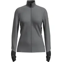 Icebreaker Descender Full Zip Sweatshirt Gris XS Femme