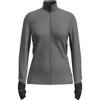 Icebreaker Descender Full Zip Sweatshirt Gris M Femme