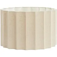 Light & Living Abat-jour cylindrique Disli - Crème - Ø35cm - Moderne