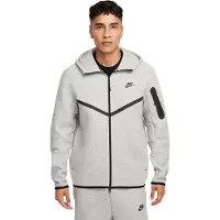 Nike Veste de survêtement 'Tech Fleece' gris foncé / gris chiné / noir