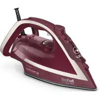 Tefal Fer à repasser vapeur Ultimate Pure FV6820 2800 W Rouge Argent
