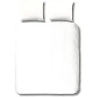 Muller Textil Housse de couette Uni 140x200/220 cm Blanc